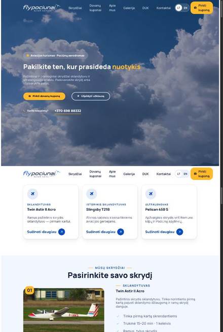 FlyPociunai.com